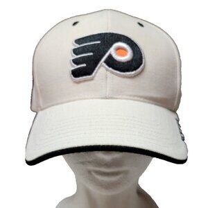 Philadelphia Flyers NHL Adjustable Hat White Cap Twins Enterprise Hockey